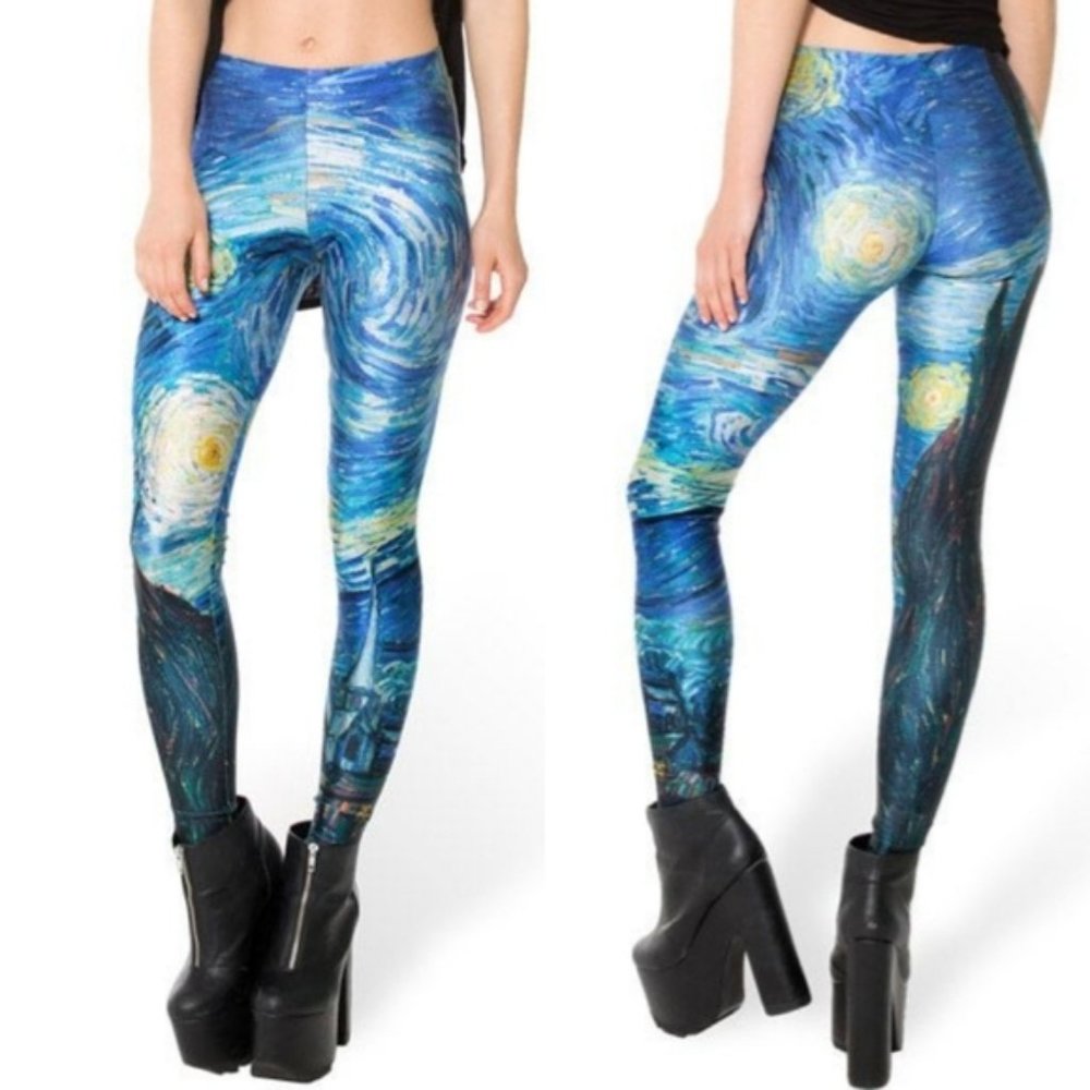 BlackMilk Starry Night Leggings - Rare disontinued